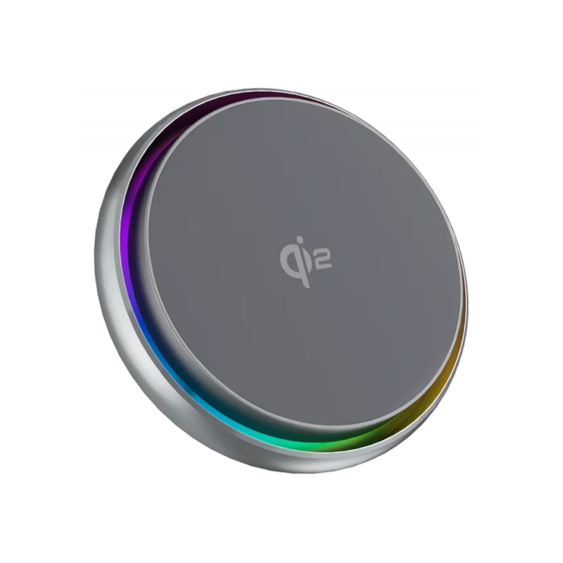 Car Mount With Wireless Charger Proove Icecore Qi2 15W, Gray