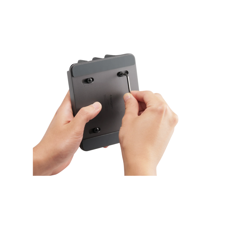Вертикальная подставка для ноутбука Spigen LD208S4, цвет «космический серый».