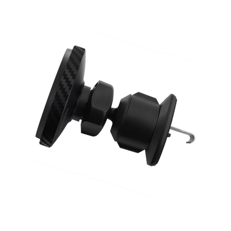 Car Mount With Wireless Charger Proove Graphite Circle Qi2 15W, Black