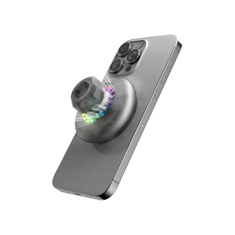Car Mount With Wireless Charger Proove Icecore Qi2 15W, Gray