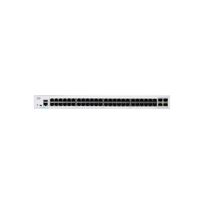 48-портовый гигабитный интеллектуальный коммутатор Cisco CBS250-48T-4G, 4x1G SFP