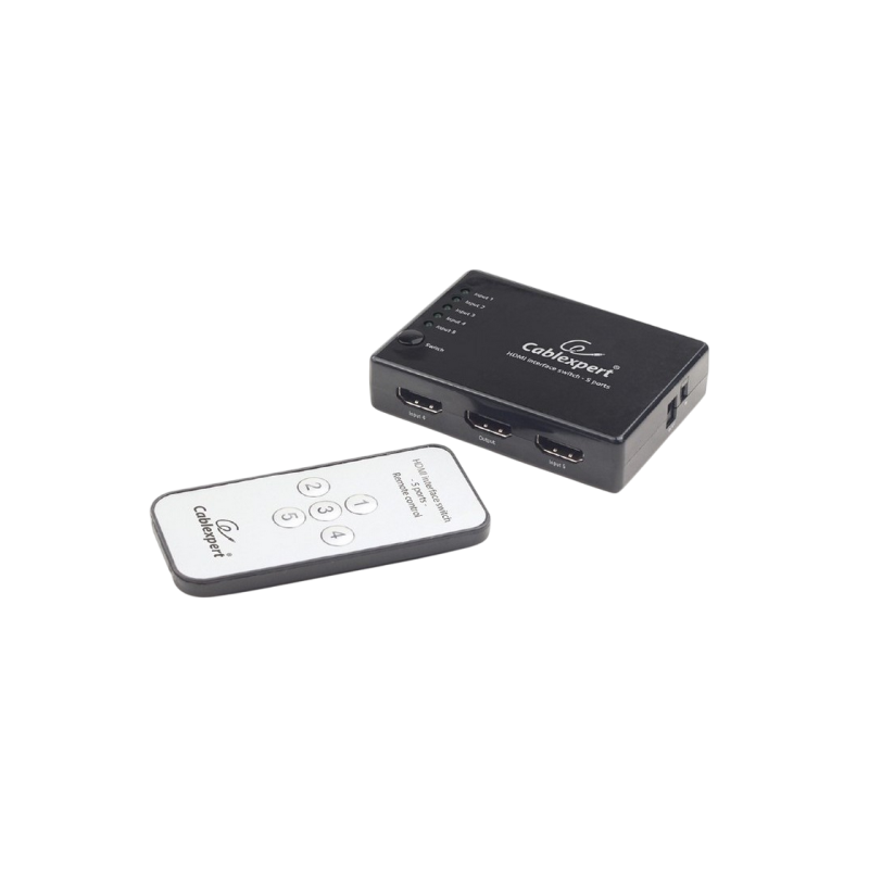 Коммутатор Cablexpert DSW-HDMI-53 Коммутатор интерфейса HDMI, 5 портов