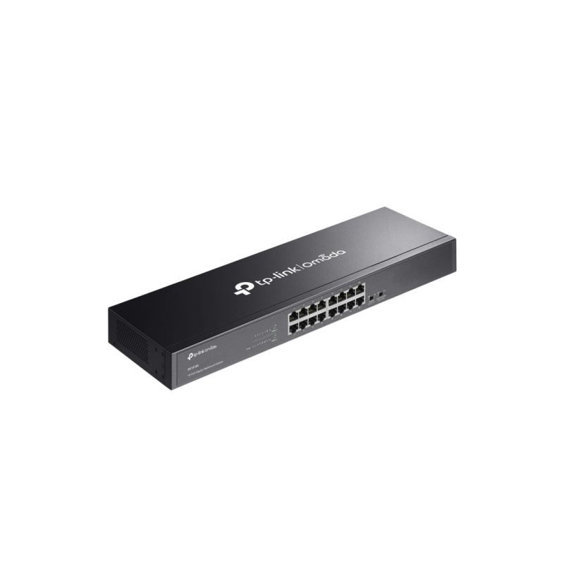 16-port 10/100/1000Mbps Switch TP-LINK "DS1016G", Isolation, Loop Prevention, QoS, 1U 19" Rack Mount