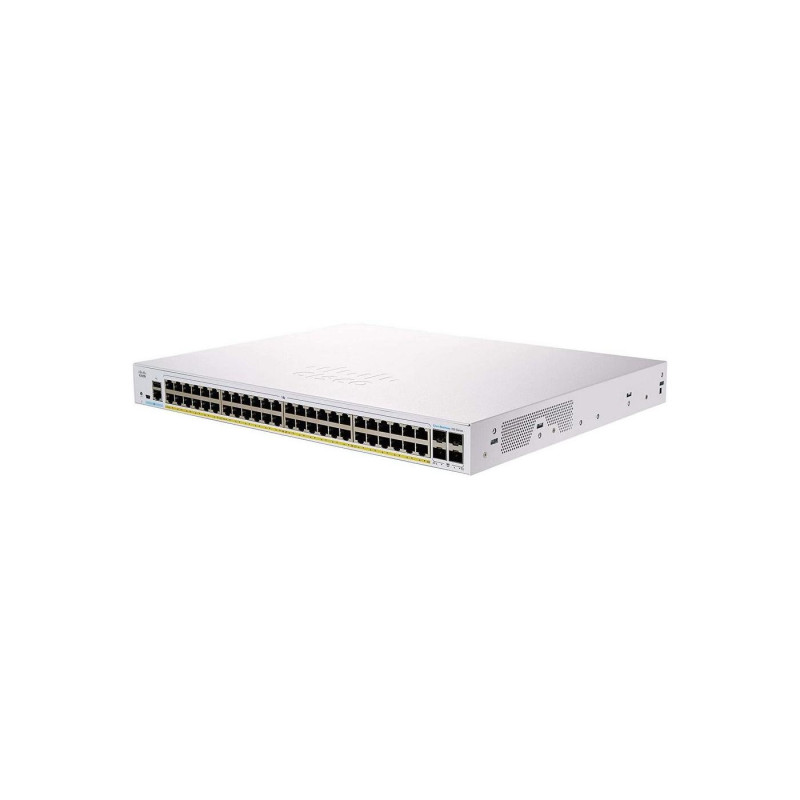 48-портовый гигабитный управляемый PoE-коммутатор Cisco CBS350-48P-4X, 4 x 10G SFP+