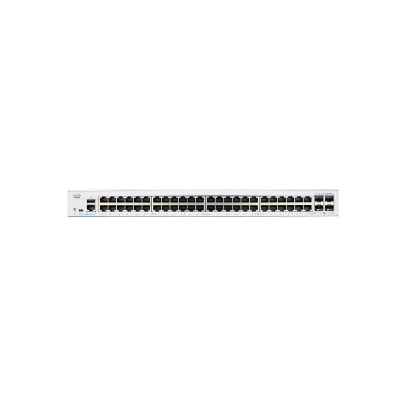 48-портовый гигабитный управляемый коммутатор Cisco CBS350-48T-4G, 4x1G SFP