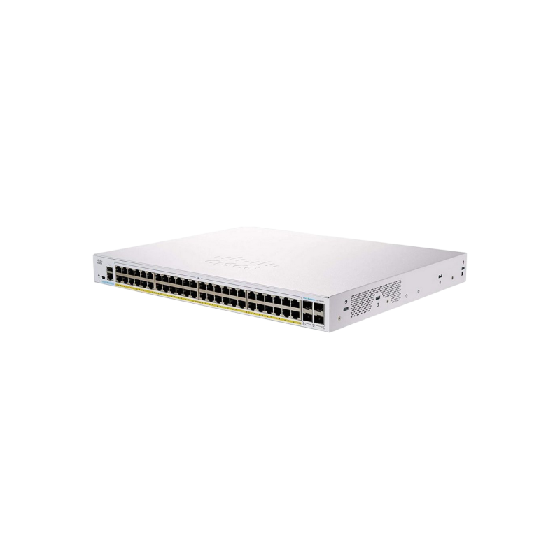 48-портовый гигабитный управляемый PoE-коммутатор Cisco CBS350-48P-4X, 4 x 10G SFP+