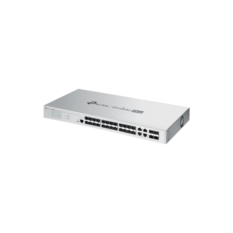 24-port 10/100/1000Mbps Switch TP-LINK Omada Pro"S5500-24F4XF",4x10G SFP+, 4xSFP/RJ45 Combo, Dual PSU,