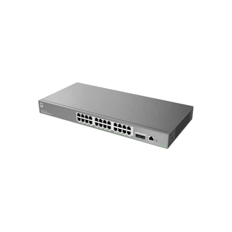 24-port 10/100/1000Mbps L2++ Managed Switch Grandstream "GWN7803 Pro", 2xSFP+, Console Port, RPS