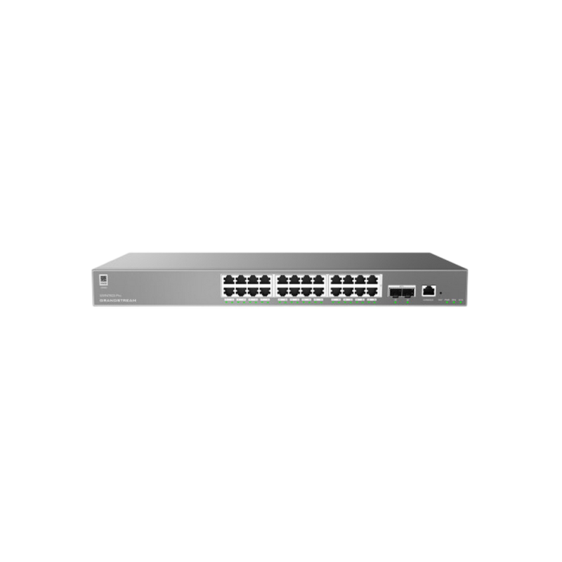 24-port 10/100/1000Mbps L2++ Managed Switch Grandstream "GWN7803 Pro", 2xSFP+, Console Port, RPS