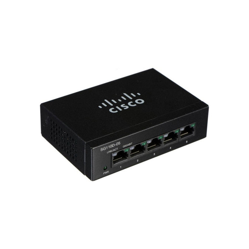 .5-портовый гигабитный настольный коммутатор Cisco SG110D-05