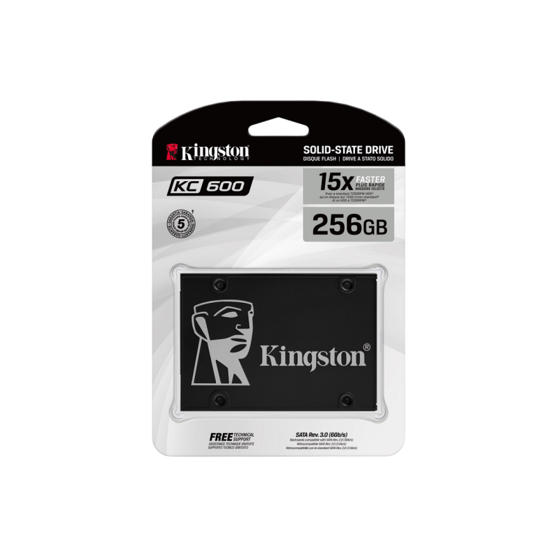 SSD 256GB Kingston KC600