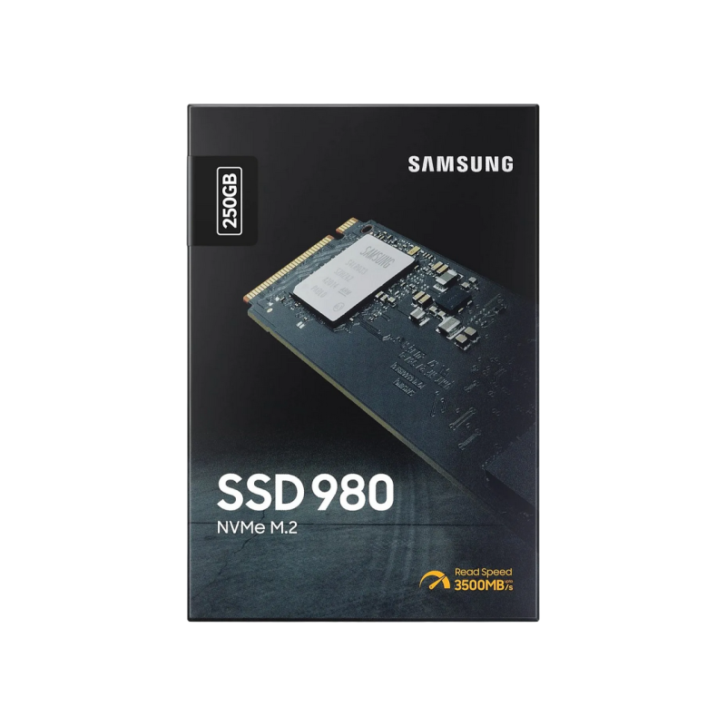 .M.2 NVMe SSD 250GB Samsung 980 [PCIe 3.0 x4, R/W:2900/1300MB/s, 230/320K IOPS, 150TBW, Pablo, 3D-NAND TLC