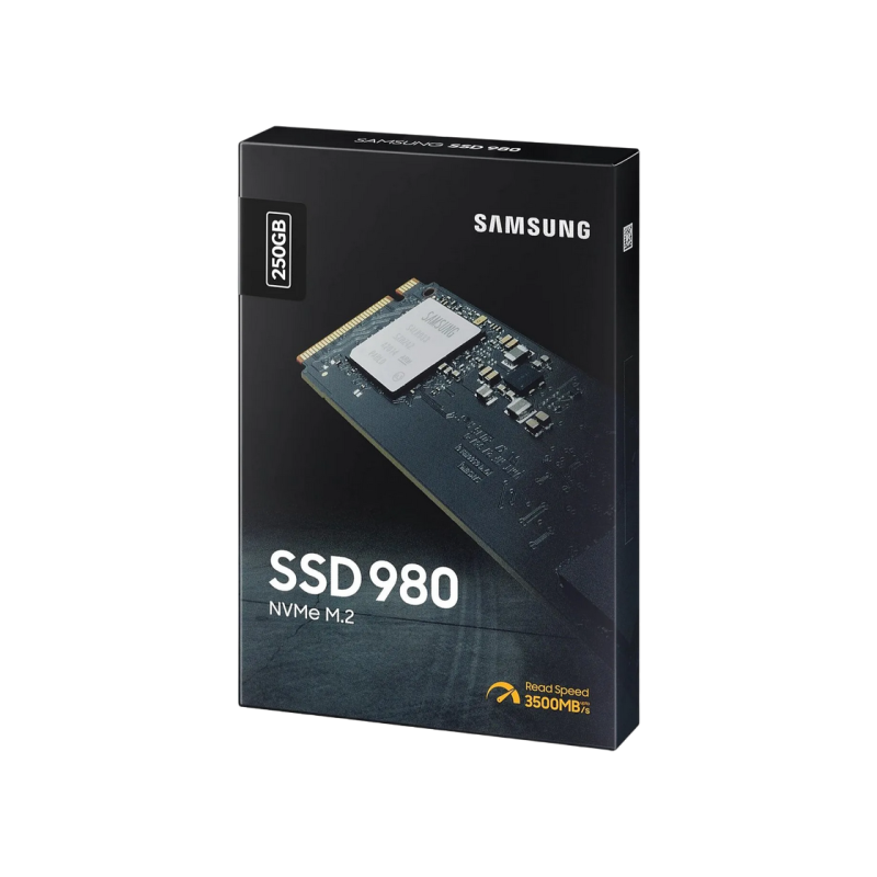 .M.2 NVMe SSD 250GB Samsung 980 [PCIe 3.0 x4, R/W:2900/1300MB/s, 230/320K IOPS, 150TBW, Pablo, 3D-NAND TLC