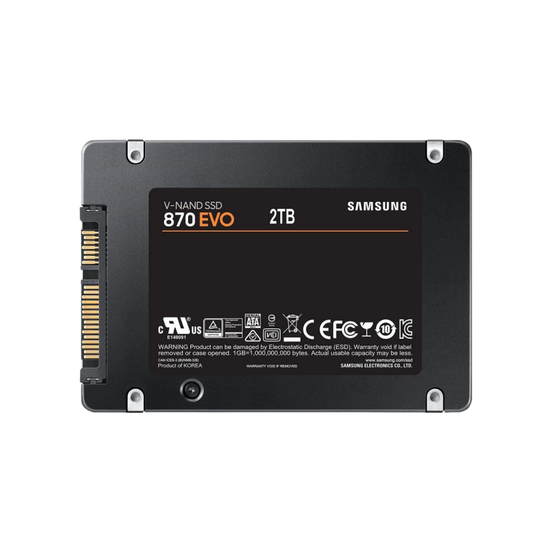 SSD 2.0TB Samsung 870 Evo MZ-77E2T0B