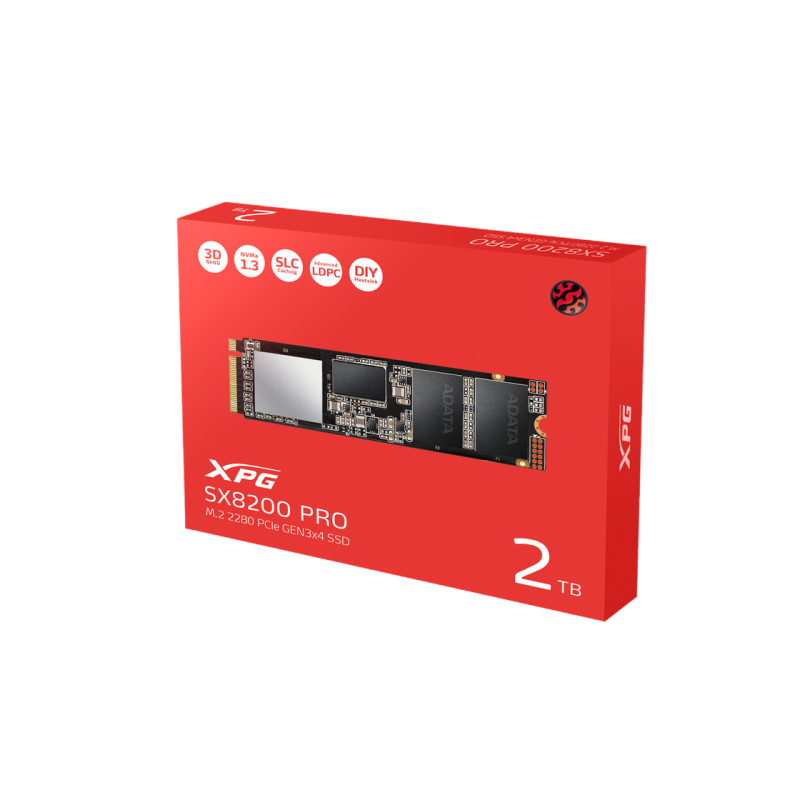 M.2 NVMe SSD 2.0TB Adata XPG SX8200 Pro