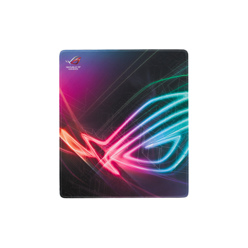 Коврик для игровой мыши ROG Strix Edge, 400 x 450 x 2 мм, большой, вертикальный, высокоточный и отзывчивый трекинг.