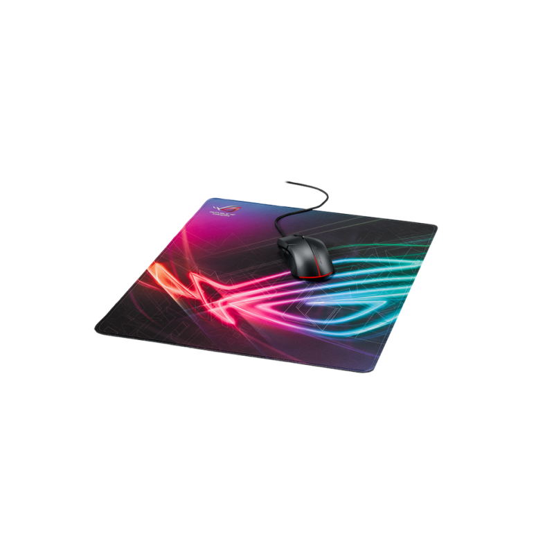 Коврик для игровой мыши ROG Strix Edge, 400 x 450 x 2 мм, большой, вертикальный, высокоточный и отзывчивый трекинг.
