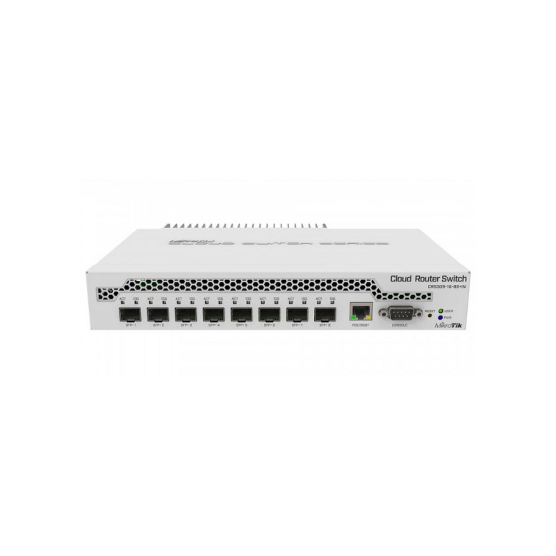 Mikrotik Cloud Router Switch 309-1G-8S+IN, Desktop Enclosure
