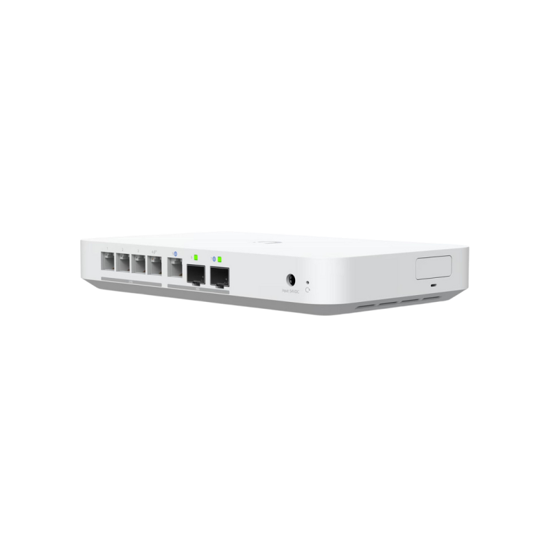 10G Ubiquiti Cloud Gateway Fiber "UCG-Fiber ", 1x10G SFP+ WAN, 1x10G RJ45 WAN, 1x10G SFP+ RJ45, 4x2.