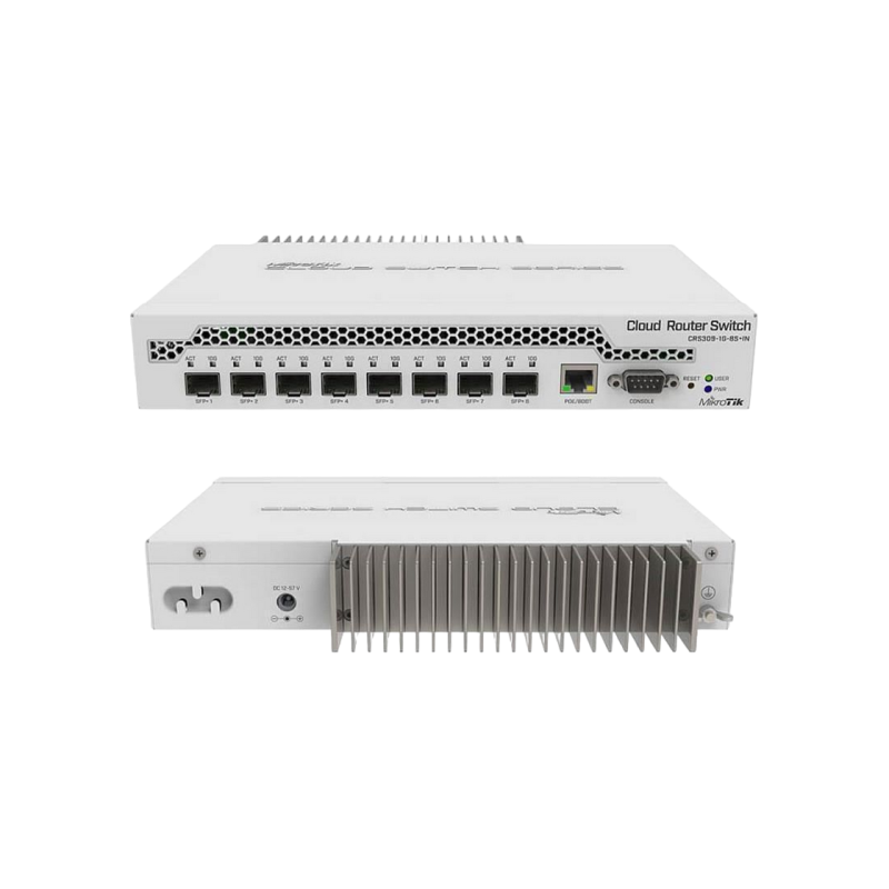 Mikrotik Cloud Router Switch 309-1G-8S+IN, Desktop Enclosure