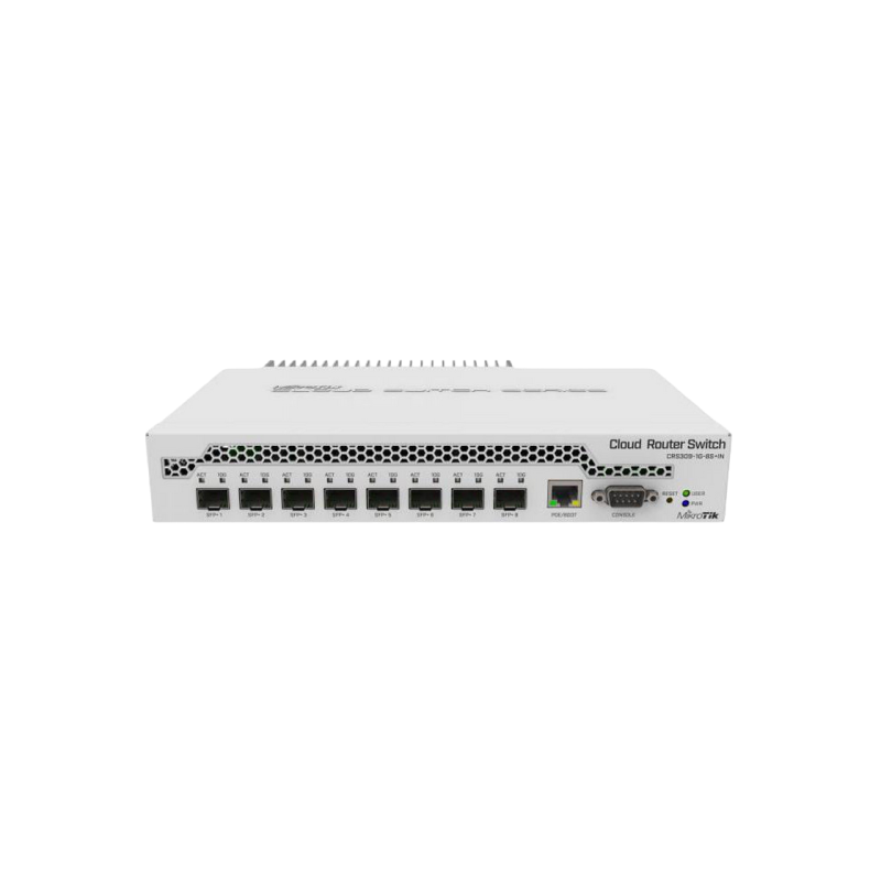 Mikrotik Cloud Router Switch 309-1G-8S+IN, Desktop Enclosure