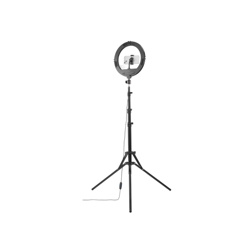 Tripod cu Lampa Circulara Hama SpotLight Steady120 III (4678) Black