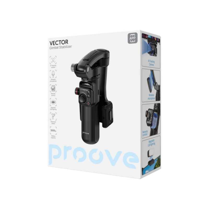Stabilizator de Imagine Proove Vector Gimbal,Black