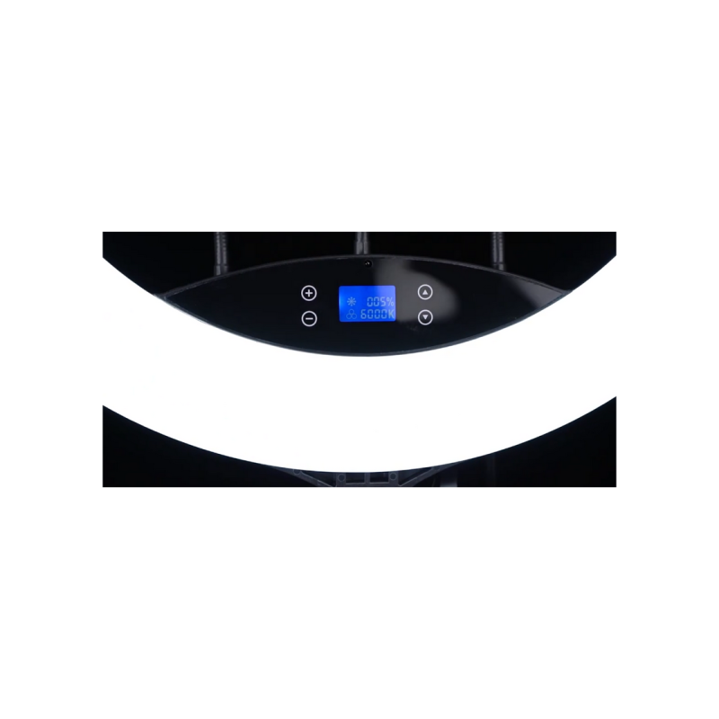 Tripod cu Lampa Circulara Selfie Ring Light 3 colors HQ-23NS 23", Black