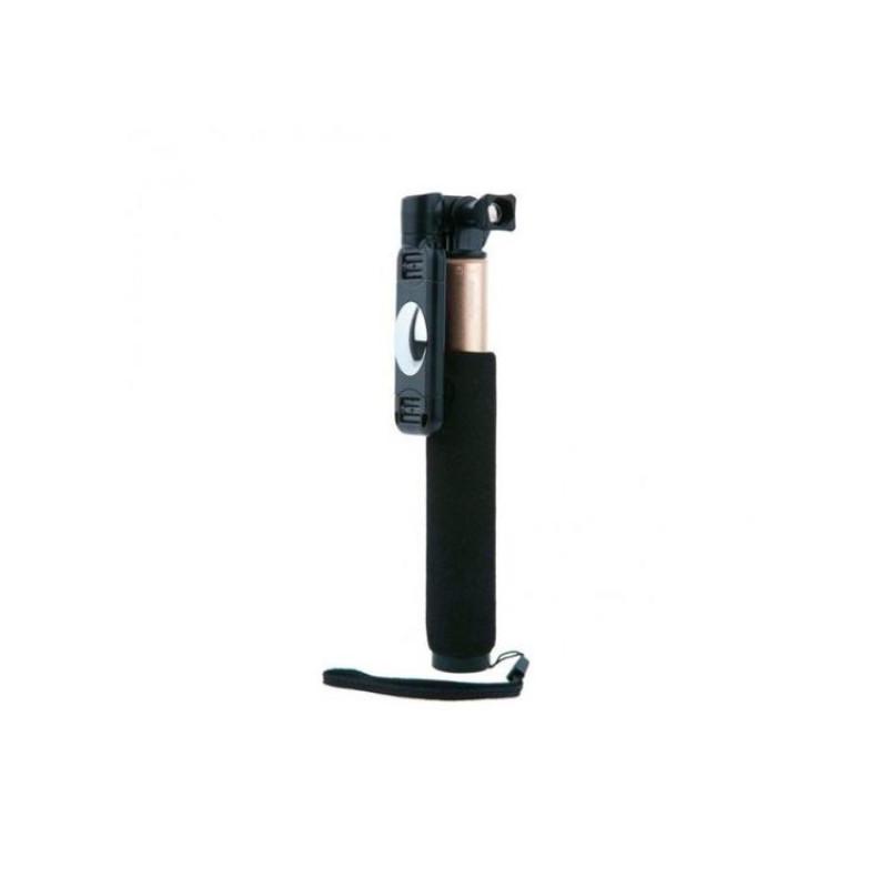 Remax Selfie stick P5, wired Gold