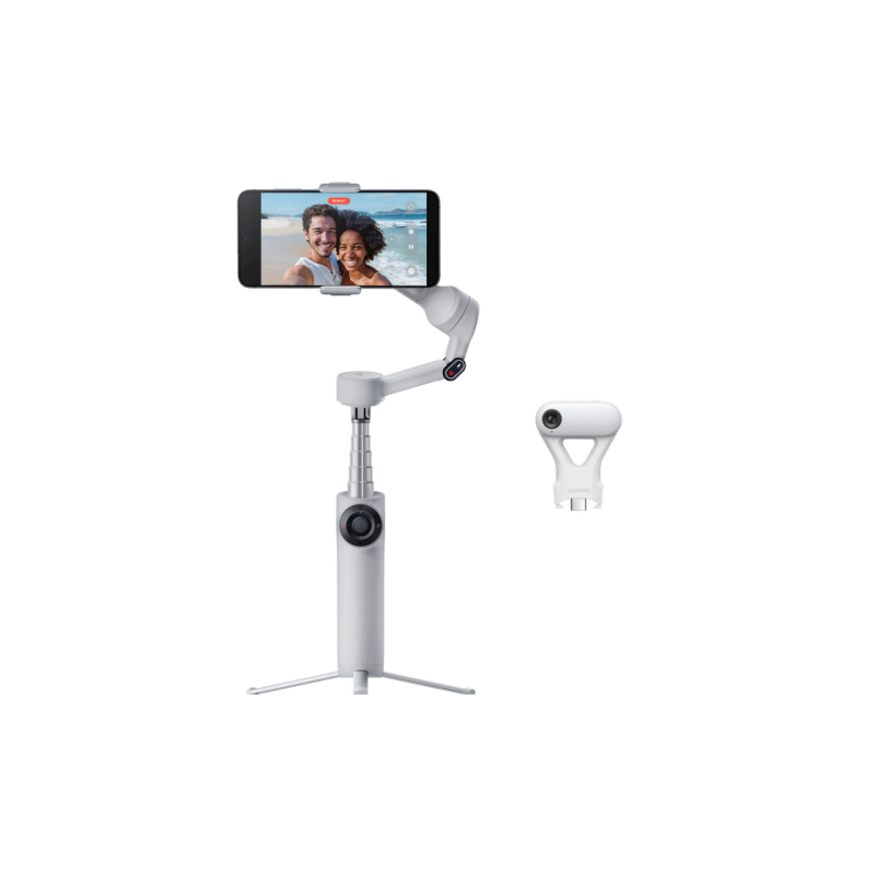 Стабилизатор изображения Insta360 Flow 2 с модулем отслеживания AI, цвет Stone Gray