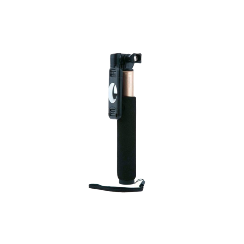 Remax Selfie stick P5, wired Gold