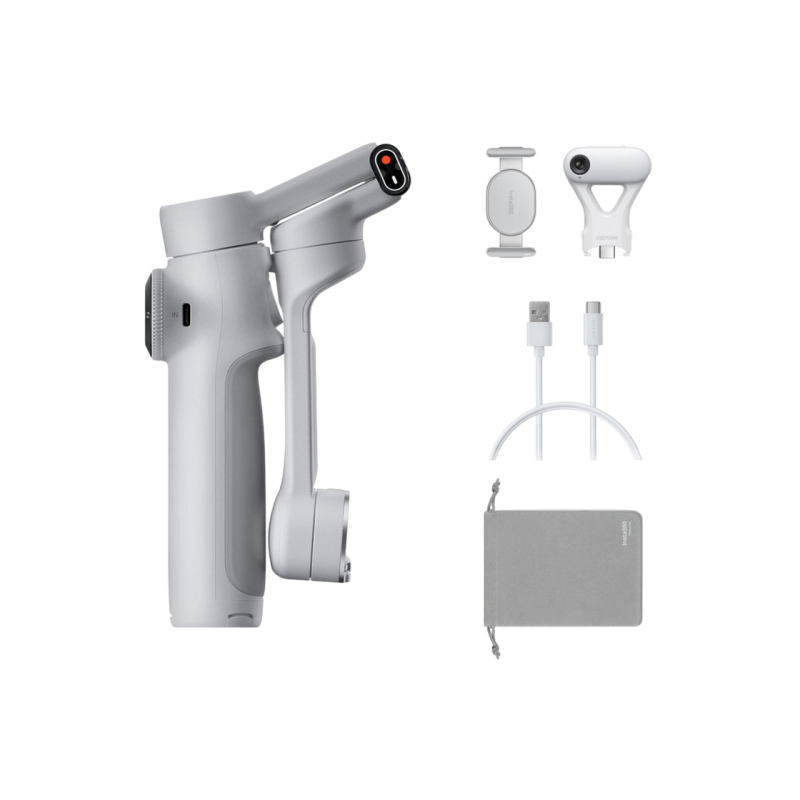 Стабилизатор изображения Insta360 Flow 2 с модулем отслеживания AI, цвет Stone Gray