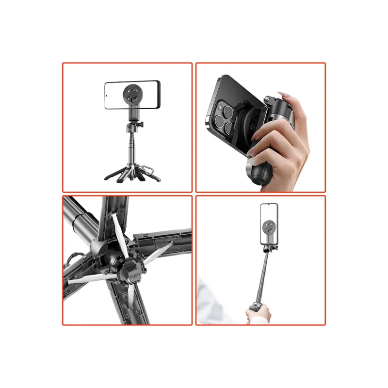 Bluetooth Selfie Stick XO, SS22 , Tripod, Black