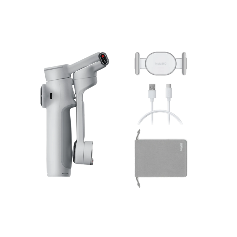 Стабилизатор изображения Insta360 Flow 2 Pro Creator Kit, цвет «серый камень» (CINSABQB208)