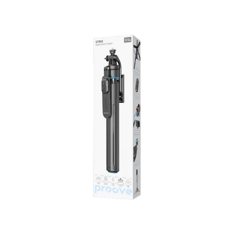 Tripod Proove Selfie Stick Strix (1810mm), Black