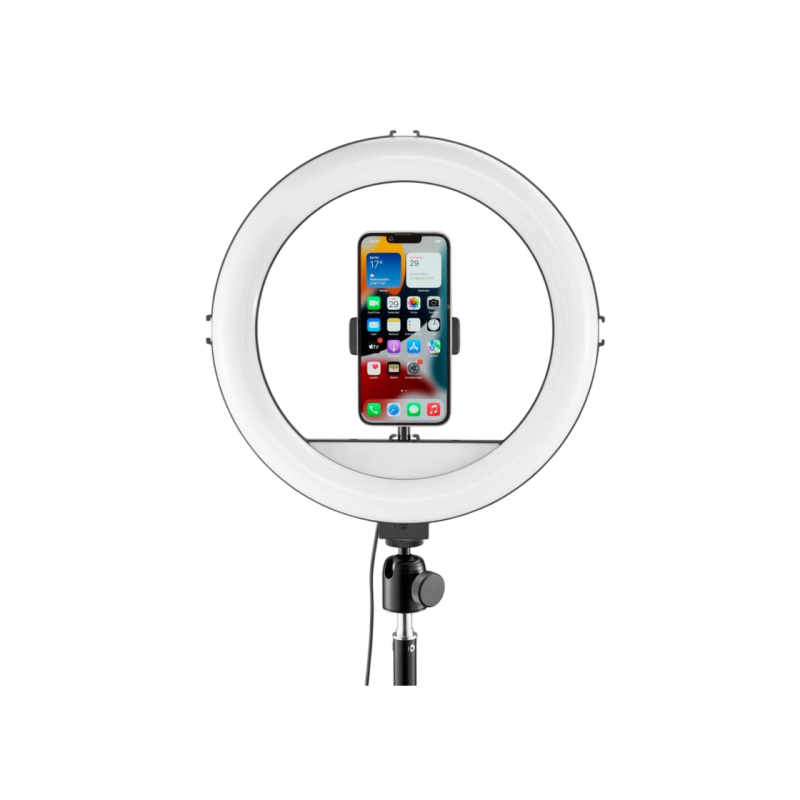 Tripod cu Lampa Circulara Hama SpotLight Steady120 III (4678) Black