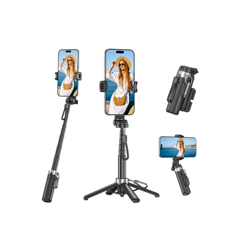 Tripod & Selfie Stick Portable XO SS29 (64cm), Black