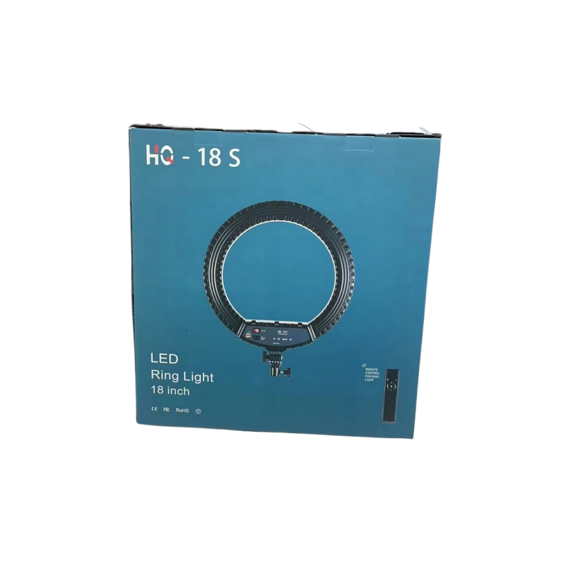 Tripod cu Lampa Circulara Selfie Ring Light 3 colors HQ-18S 18" Black