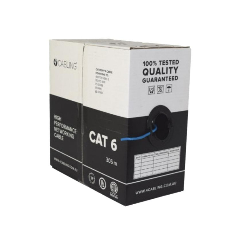Cable UTP Cat.6, 23awg COPPER, 305M/CTN grey color APC carton packing