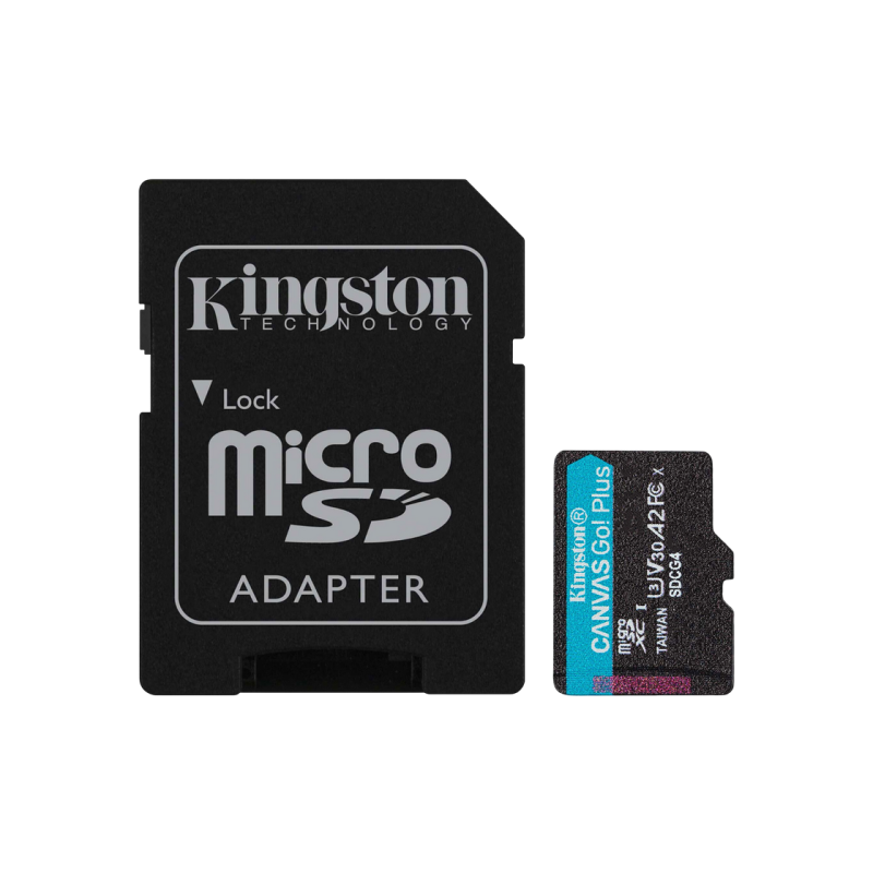 Карта памяти MicroSD 256GB Kingston Canvas Go! Plus Gen 4 SDCG4/256GB + SD adapter