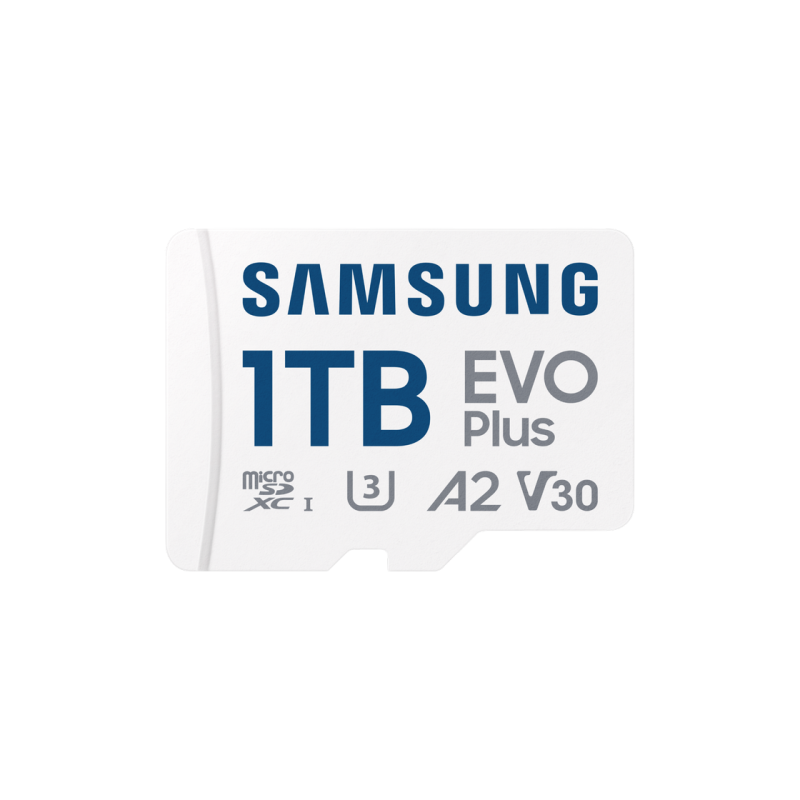 Карта памяти MicroSD 1.0TB Samsung EVO Plus 2024 MB-MC1T0SA+SD adapter