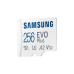 256GB MicroSD (Class 10) UHS-I (U3) +SD adapter, Samsung EVO Plus 2024 "MB-MC256SA" (R:160MB/s