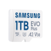 Карта памяти MicroSD 1.0TB Samsung EVO Plus 2024 MB-MC1T0SA+SD adapter