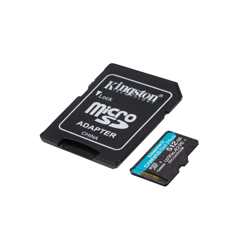 Карта памяти MicroSD 512GB Kingston Canvas Go! Plus Gen 4 SDCG4/512GB + SD adapter