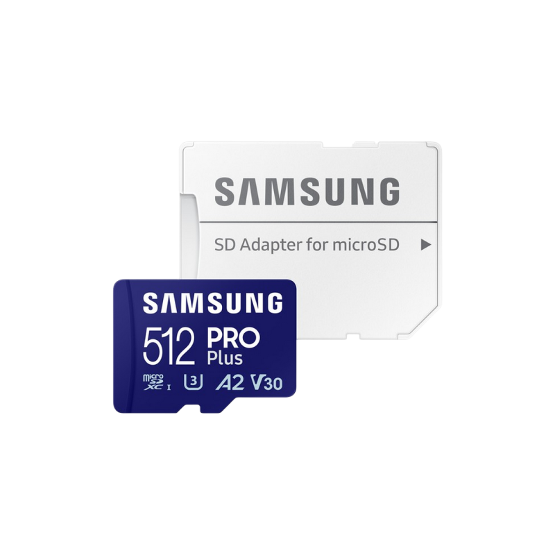Карта памяти MicroSD 512GB Samsung PRO Plus MB-MD512SA + SD adapter