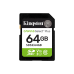 ..64GB SDXC Card (Class 10) UHS-I , U1, Kingston Canvas Select Plus Gen3 "SDS3/64GB" (R:100MB/s