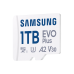 Карта памяти MicroSD 1.0TB Samsung EVO Plus 2024 MB-MC1T0SA+SD adapter