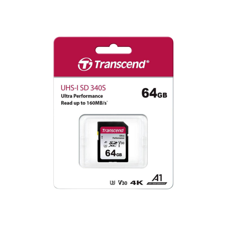 Карта памяти SD 64 GB Transcend 340S TS64GSDC340S