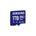 Карта памяти MicroSD 1,0 ТБ (класс 10) UHS-I (U3) + адаптер SD, Samsung PRO Plus "MB-MD1T0SA" (чтение/запись: 180/130 МБ/с)