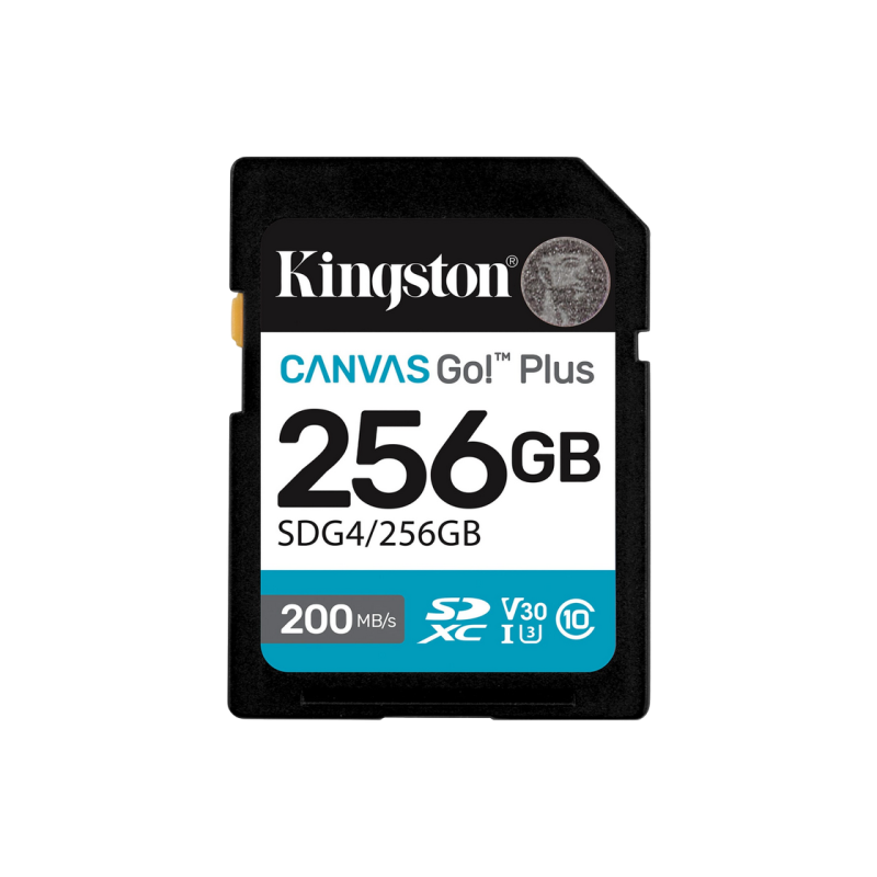 Карта памяти SD 256GB Kingston Canvas Go! Plus Gen 4 SDG4/256GB
